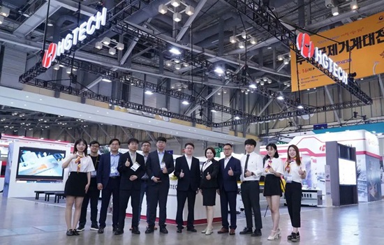 實(shí)力出征 | 華工激光驚艷亮相韓國(guó)釜山工業(yè)展，現(xiàn)場(chǎng)人氣up up！